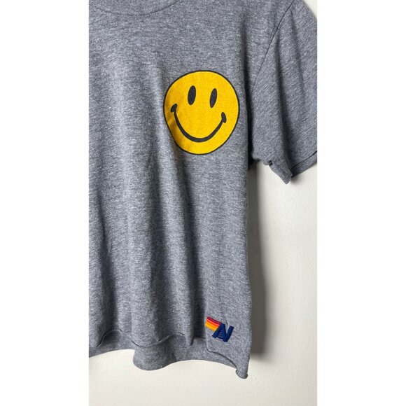 AVIATOR NATION NEVER STOP CHASING RAINBOWS CROPPED T-SHIRT XS - Picture 2 of 5